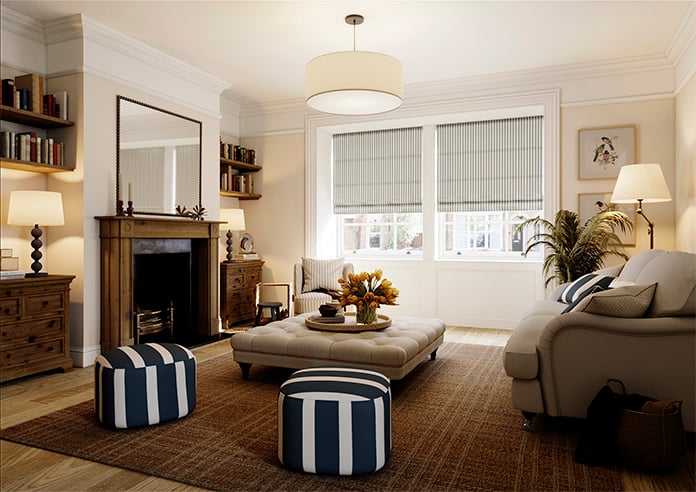 The British Stripe Co. Mary, Polzeath No.2 - Roman Blind - Image 6